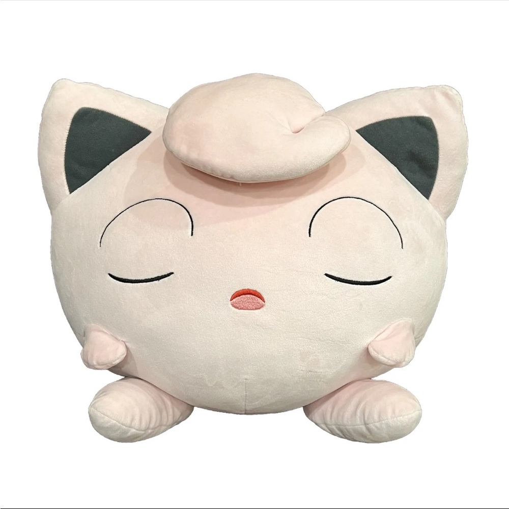 Pokémon Plush Jigglypuff Sleeping Kids' Plush Buddy LARGE 18" Jazwares Like New